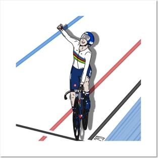 M. Fidanza Track World Champion (Roubaix2021) Posters and Art